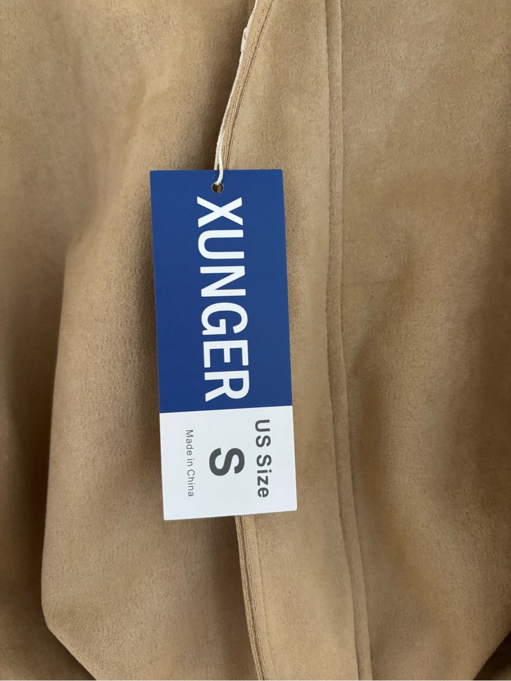 Xunger Tan Suede Jacket - Tan